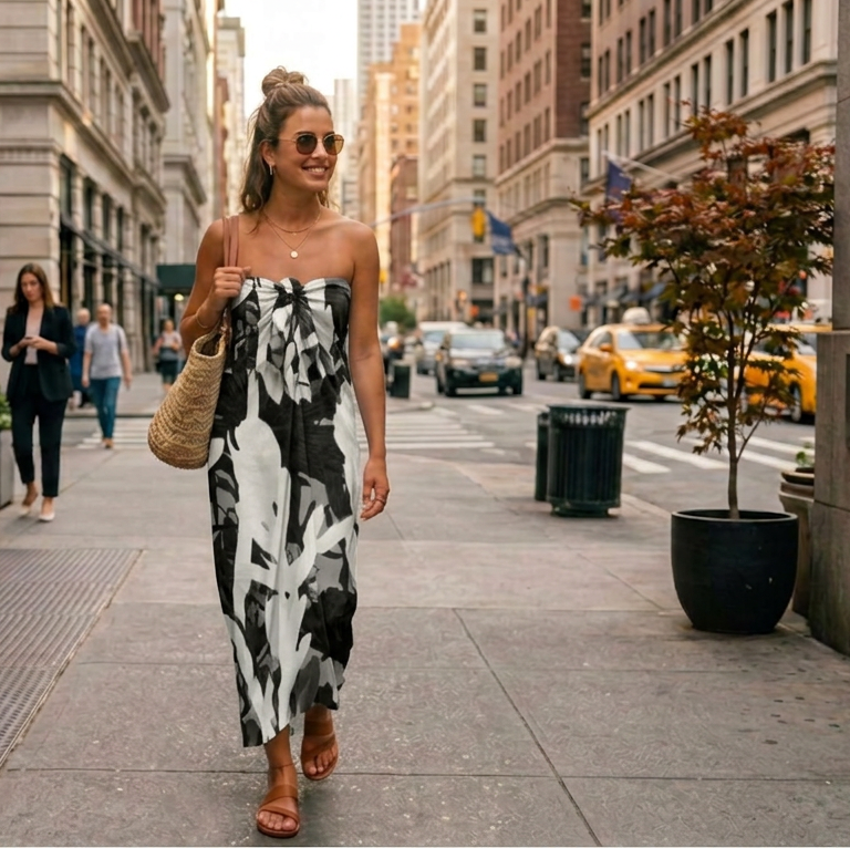 Amazing Grey: The Classic Width, Long Sarong