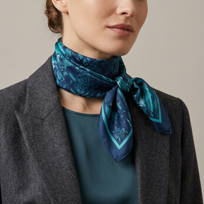 Teal: The Square Scarf