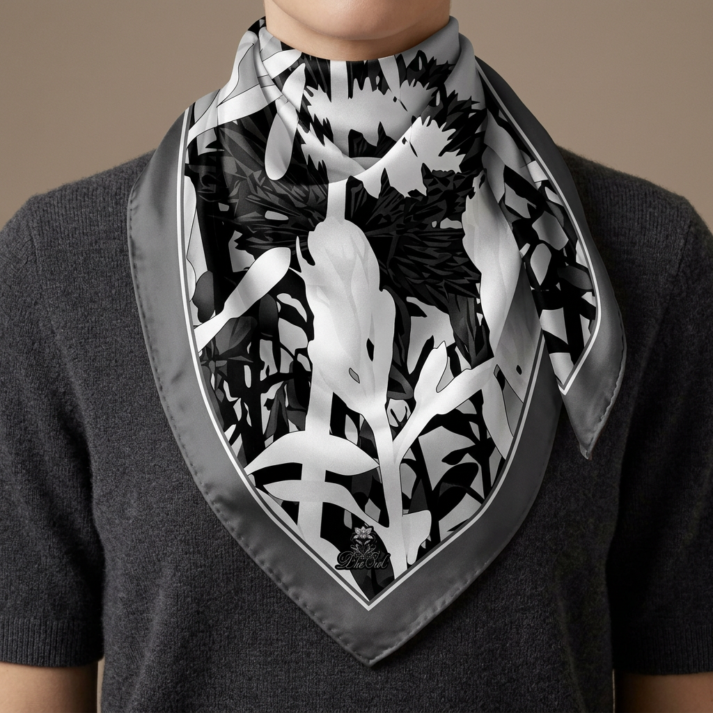 Amazing Grey: The Square Scarf