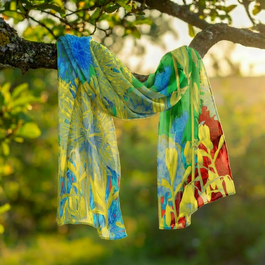 A’ ghrian Dearg: The Extra Large Scarf