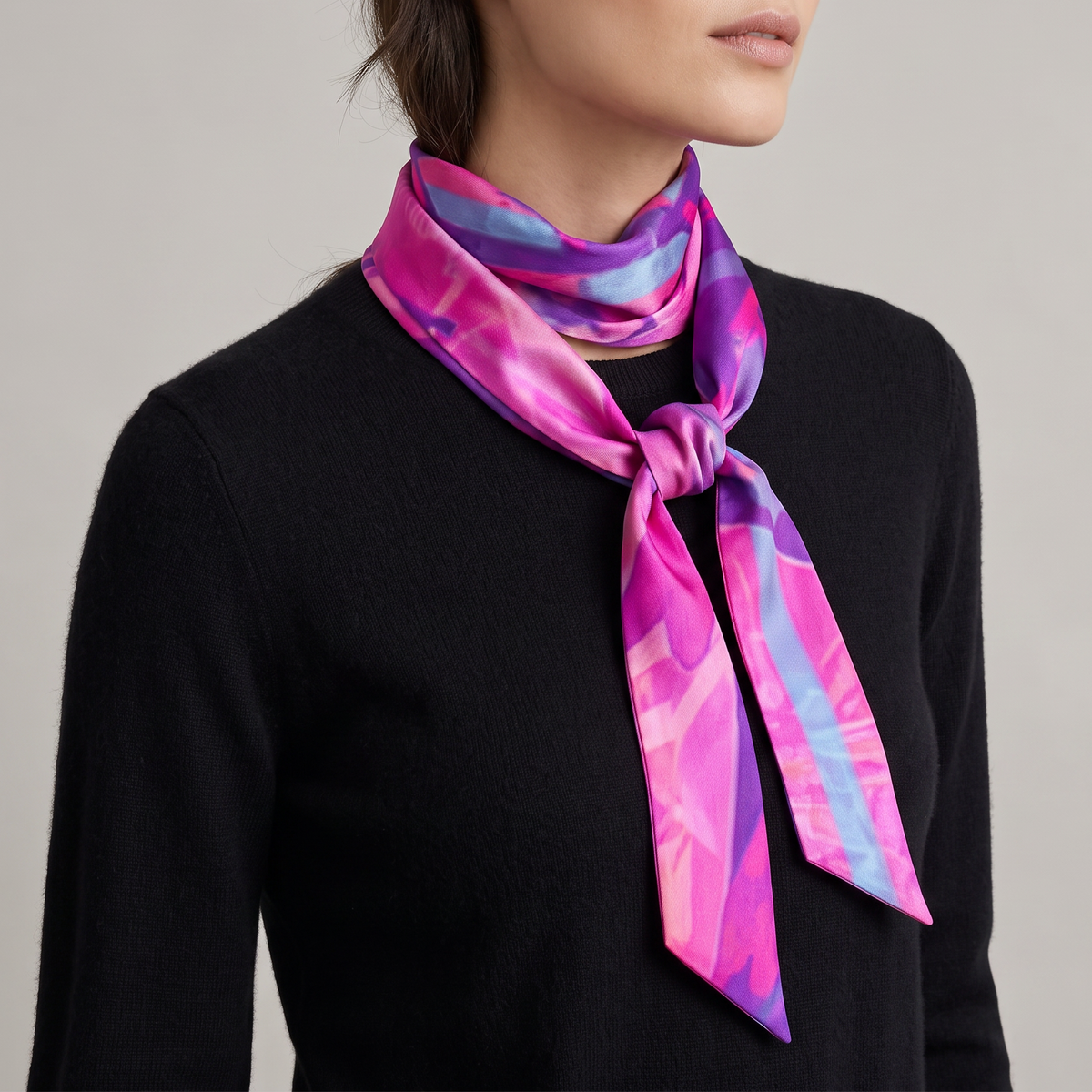 New Fuchsia: The Long Skinny Scarf