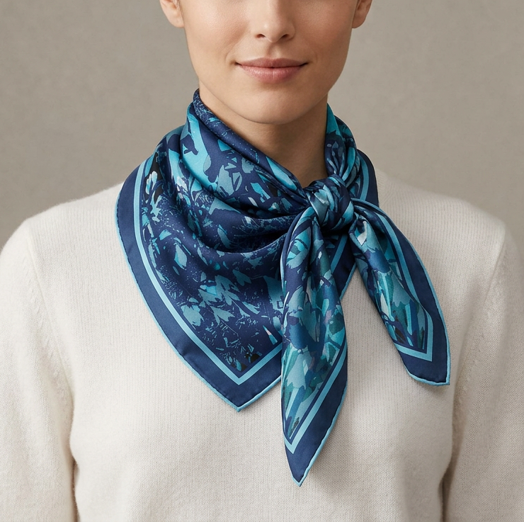 Teal: The Square Scarf