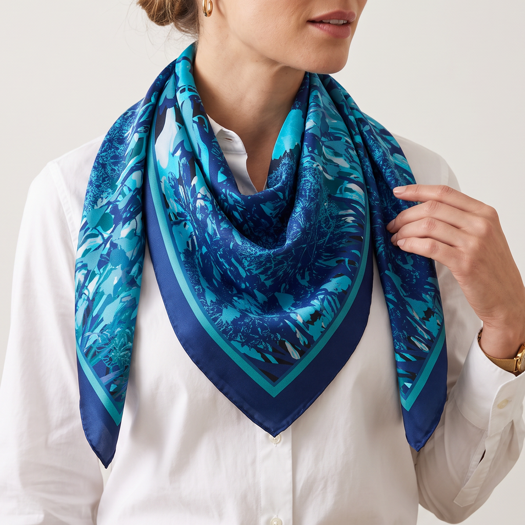 Teal: The Square Scarf