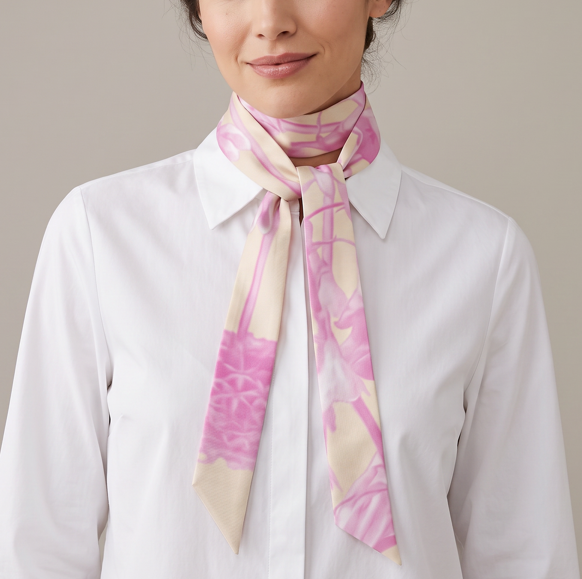 Prairie Pink: Skinny Scarf