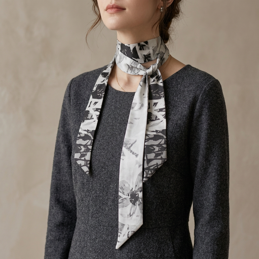 Amazing Grey: The Skinny Scarf