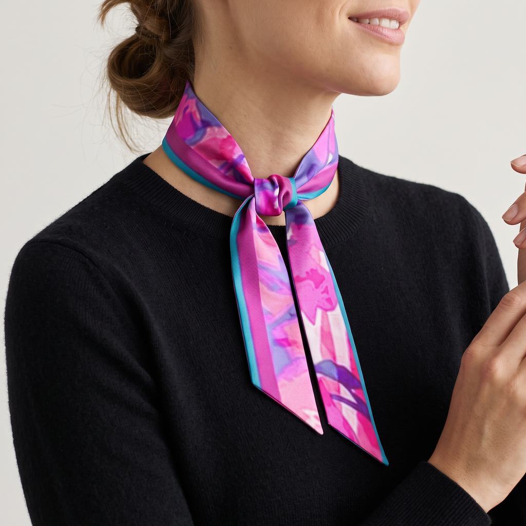 New Fuchsia: The Twilly Scarf