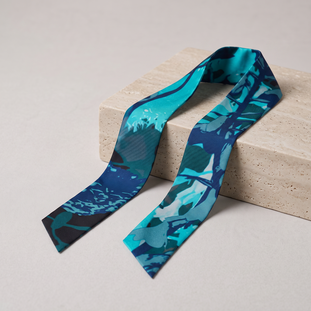 Teal: The Twilly Scarf