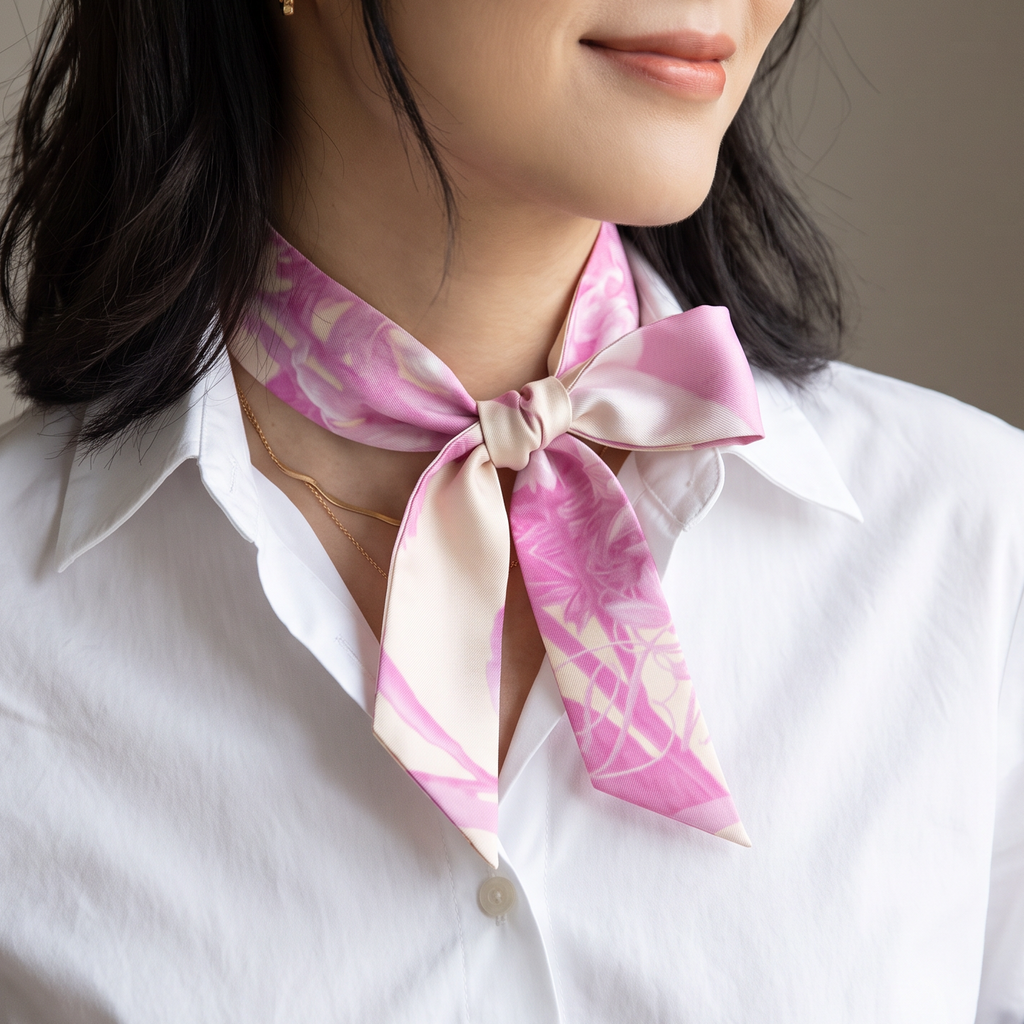 New Prairie Pink: The Twilly Scarf