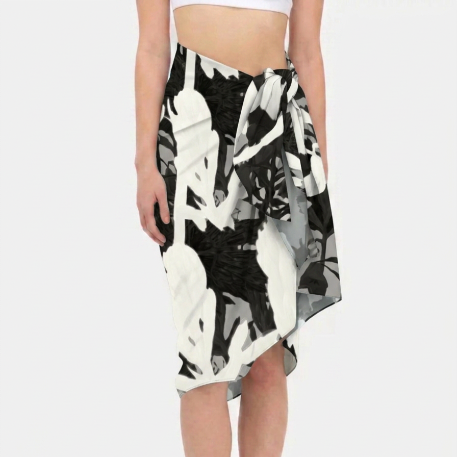 Amazing Grey: The Classic Width, Shorter Sarong