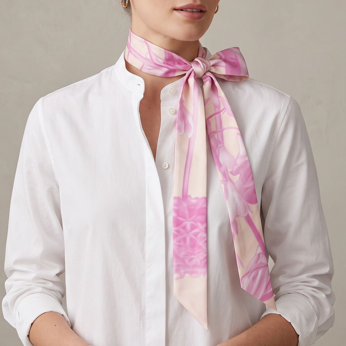 Prairie Pink: Skinny Scarf