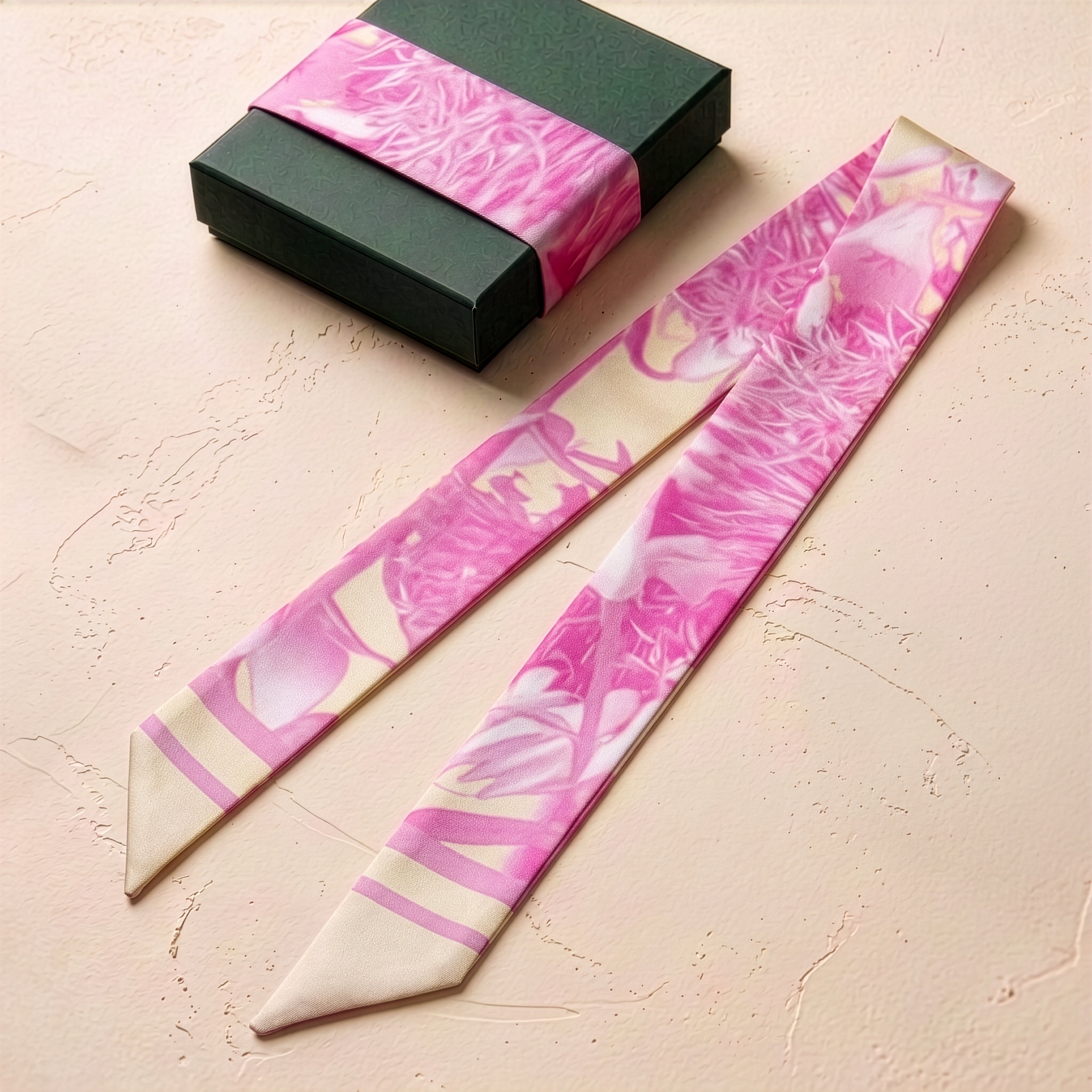2026 Prairie Pink: Silk Twill Scarf