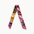 Magenta Bloom: Twilly Scarf