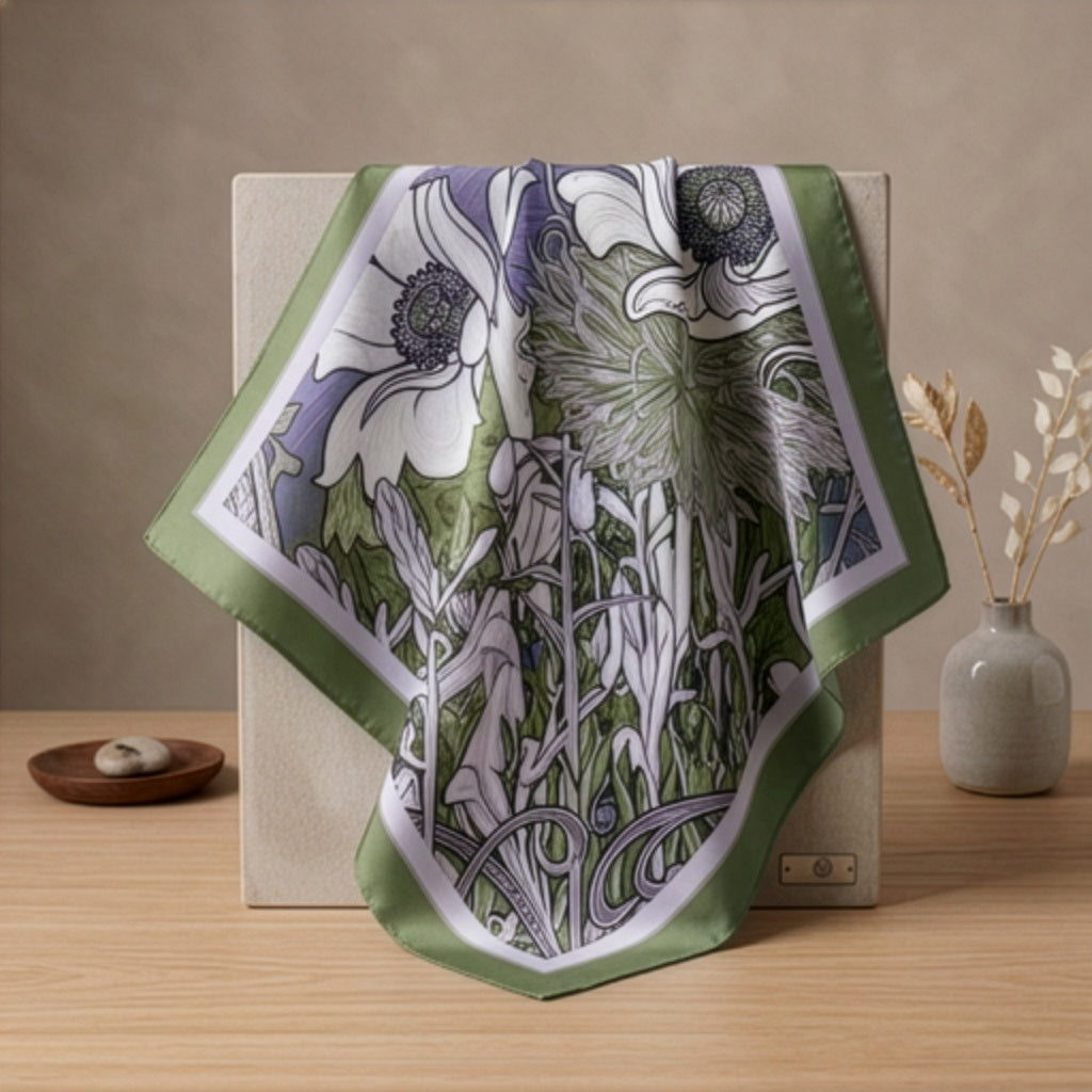 Kaki Nouveau: Square Scarf