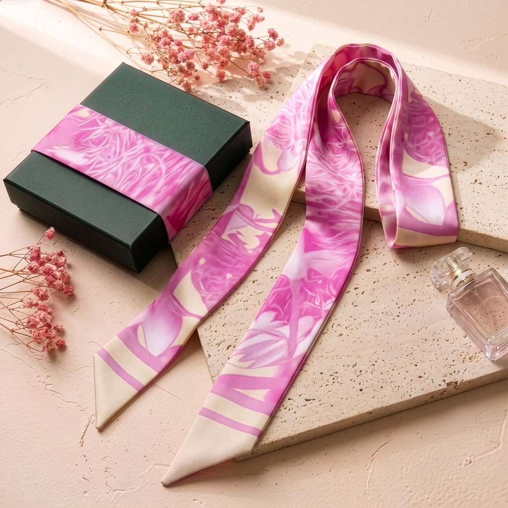 2026 Prairie Pink: Silk Twill Scarf