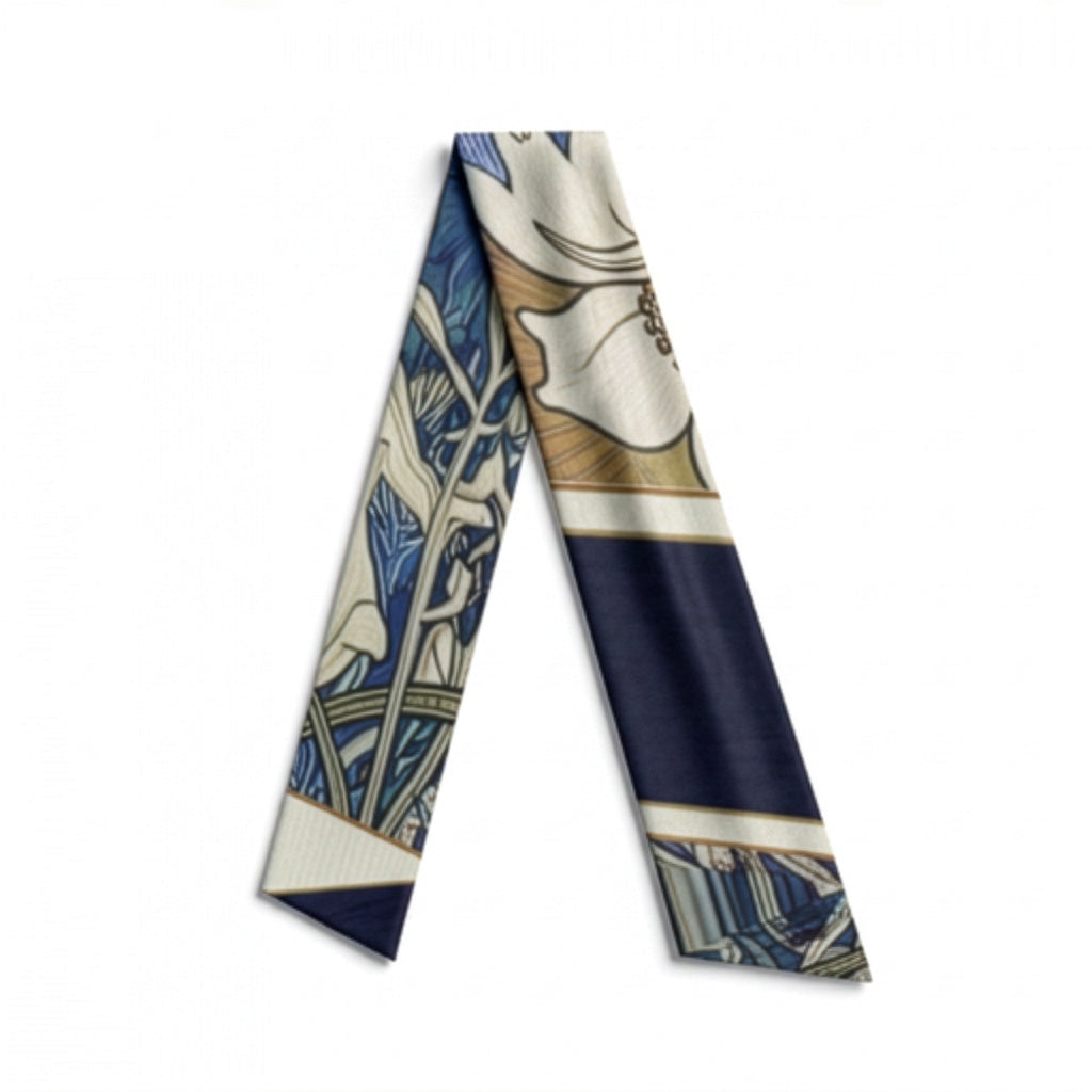 Nouveau Navy: Versatile Scarf