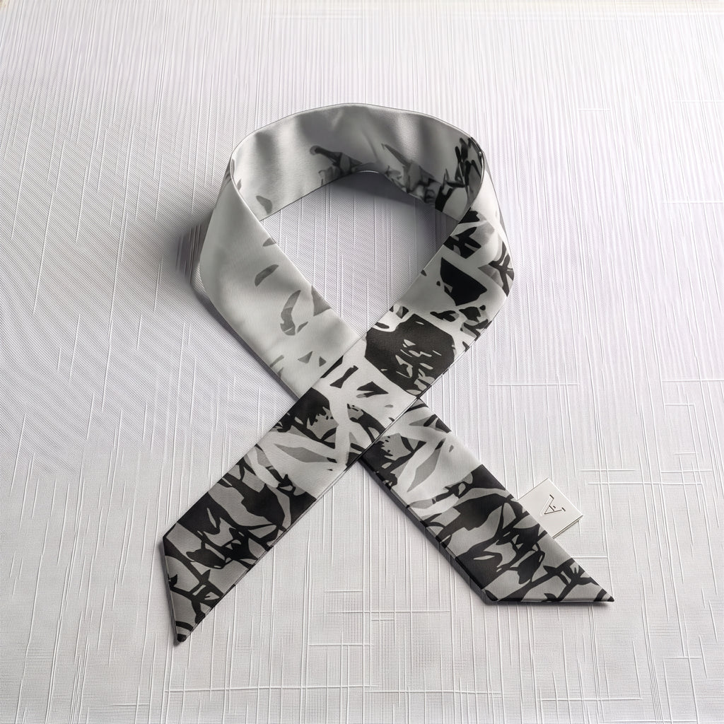 Amazing Grey: The Twilly Scarf