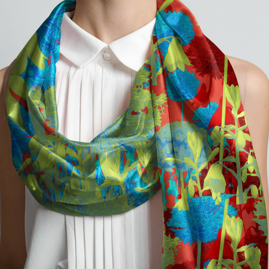 A’ ghrian Dearg: The Square Scarf