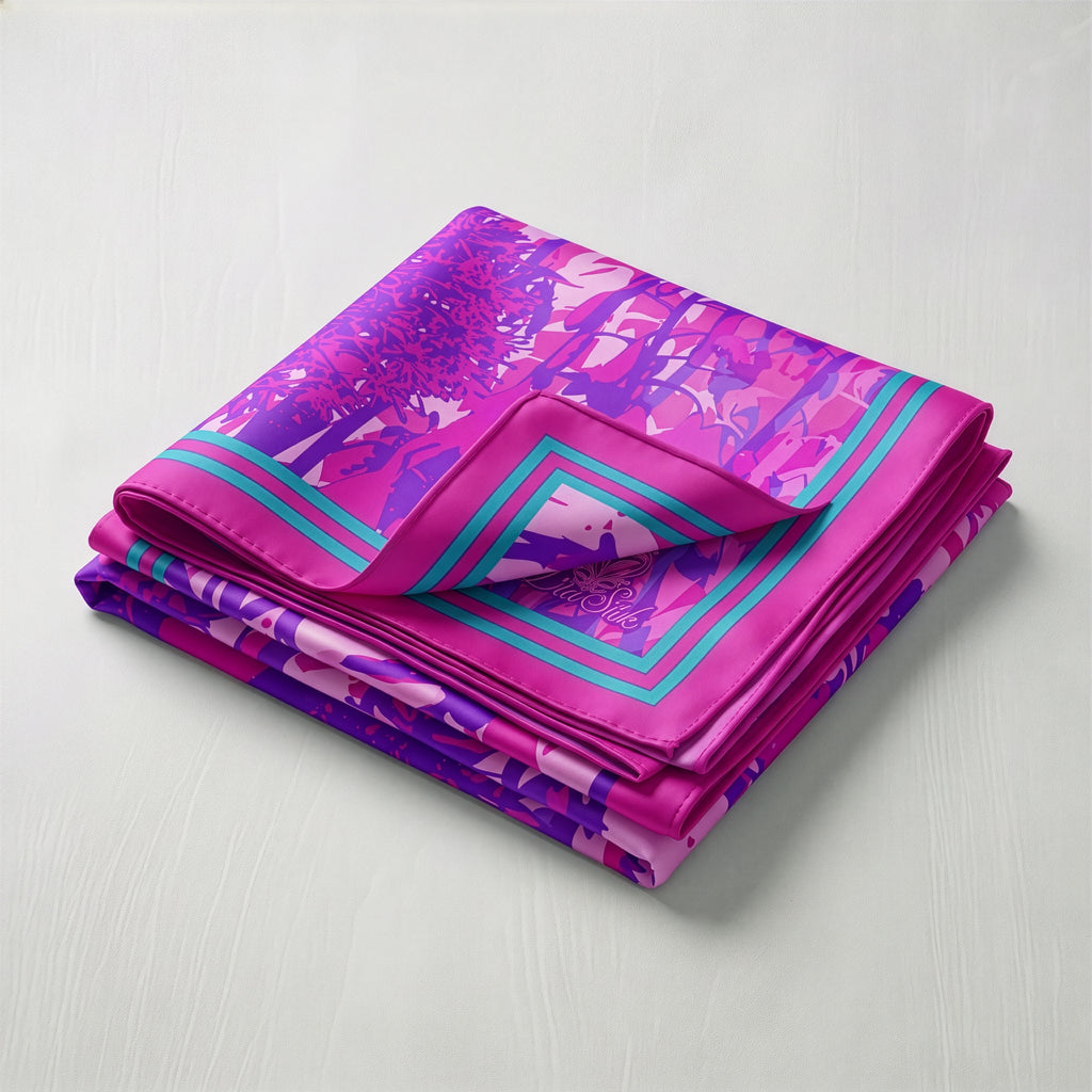 Fuschia: Square Scarf