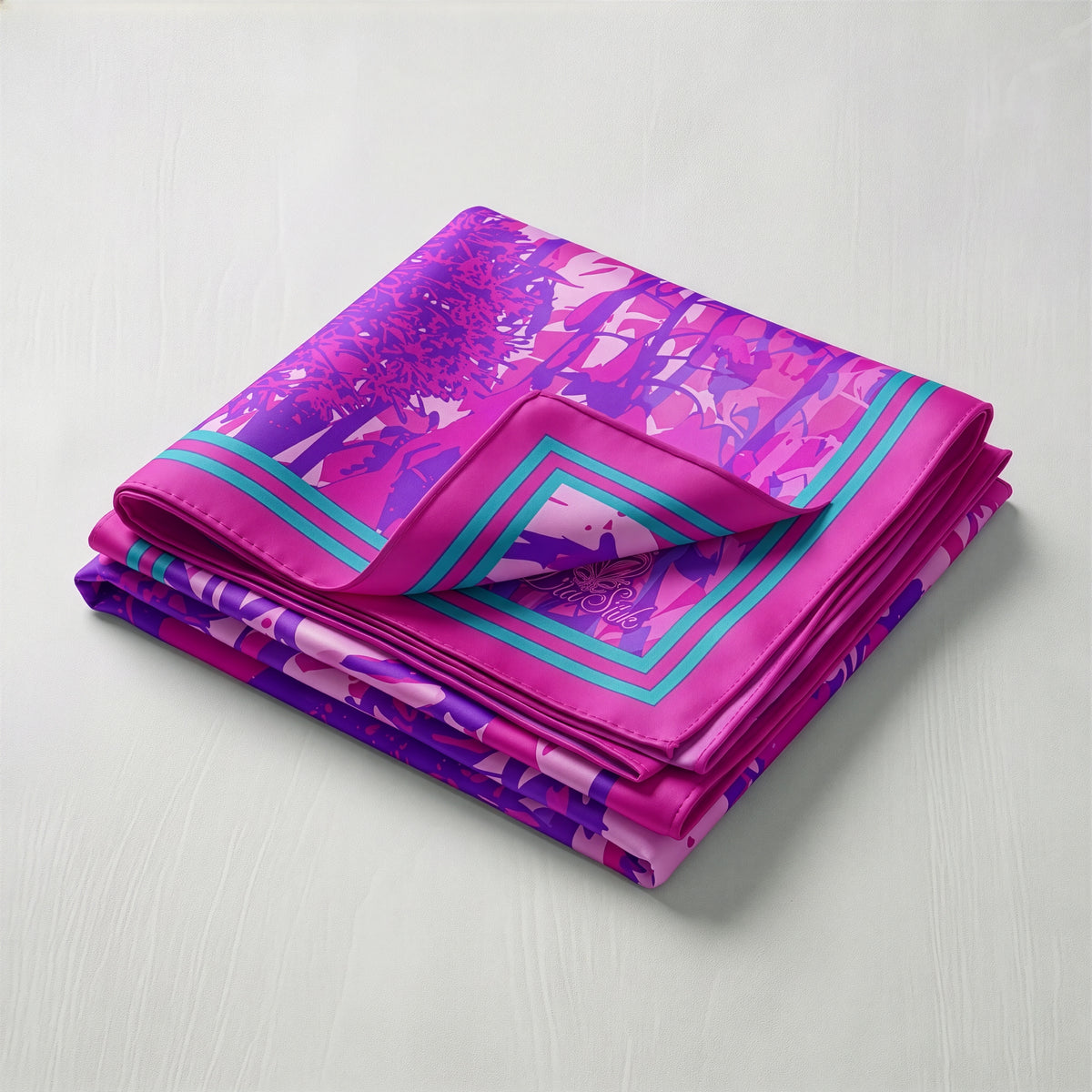 Fuschia: Square Scarf