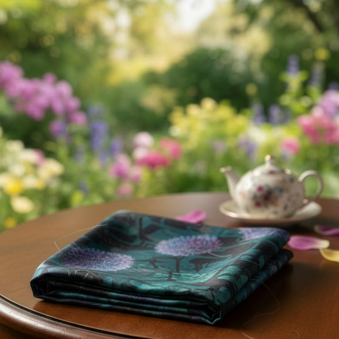 Dorcha: Silk-Chiffon Scarves