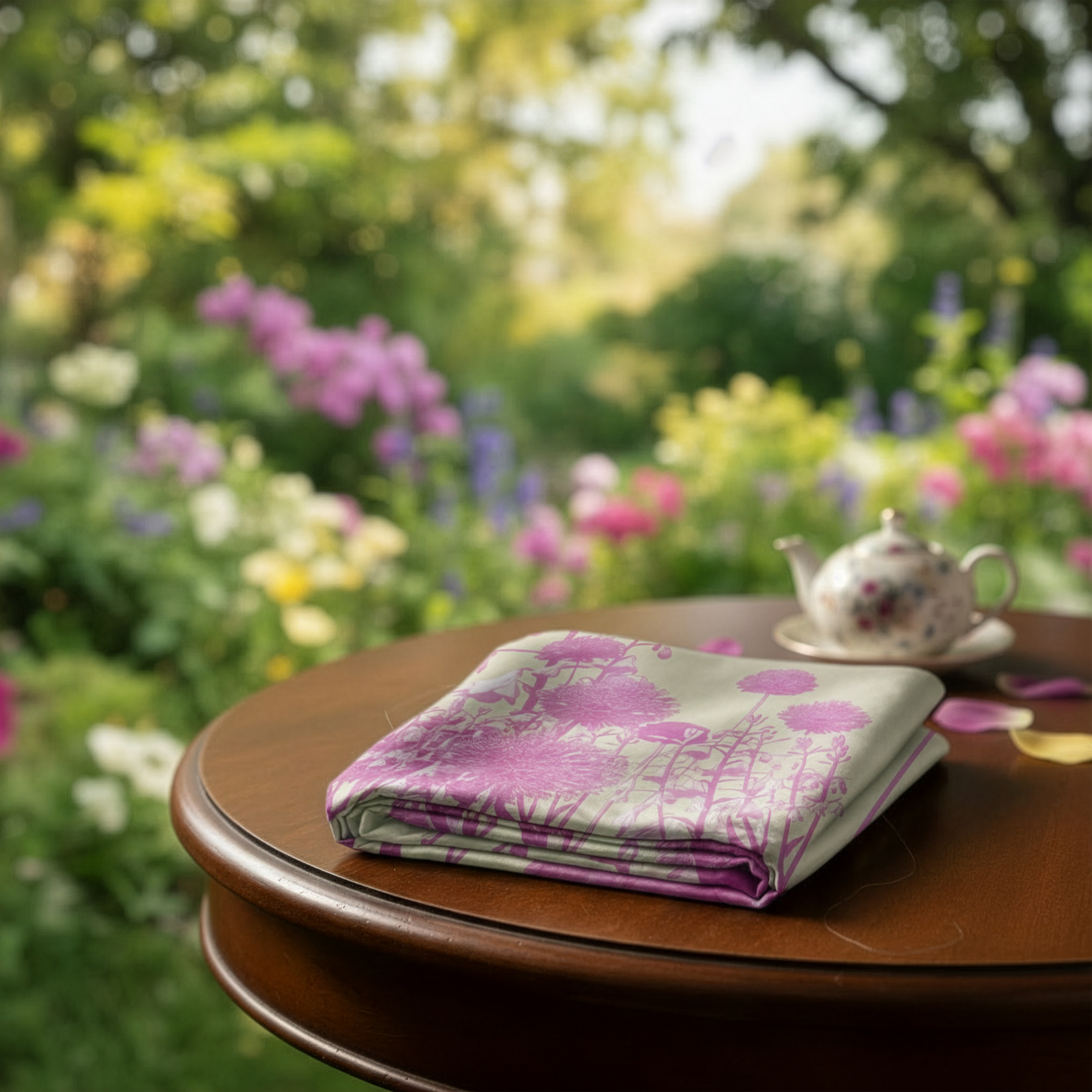 Prairie Pink: The Square Scarf in Cotton