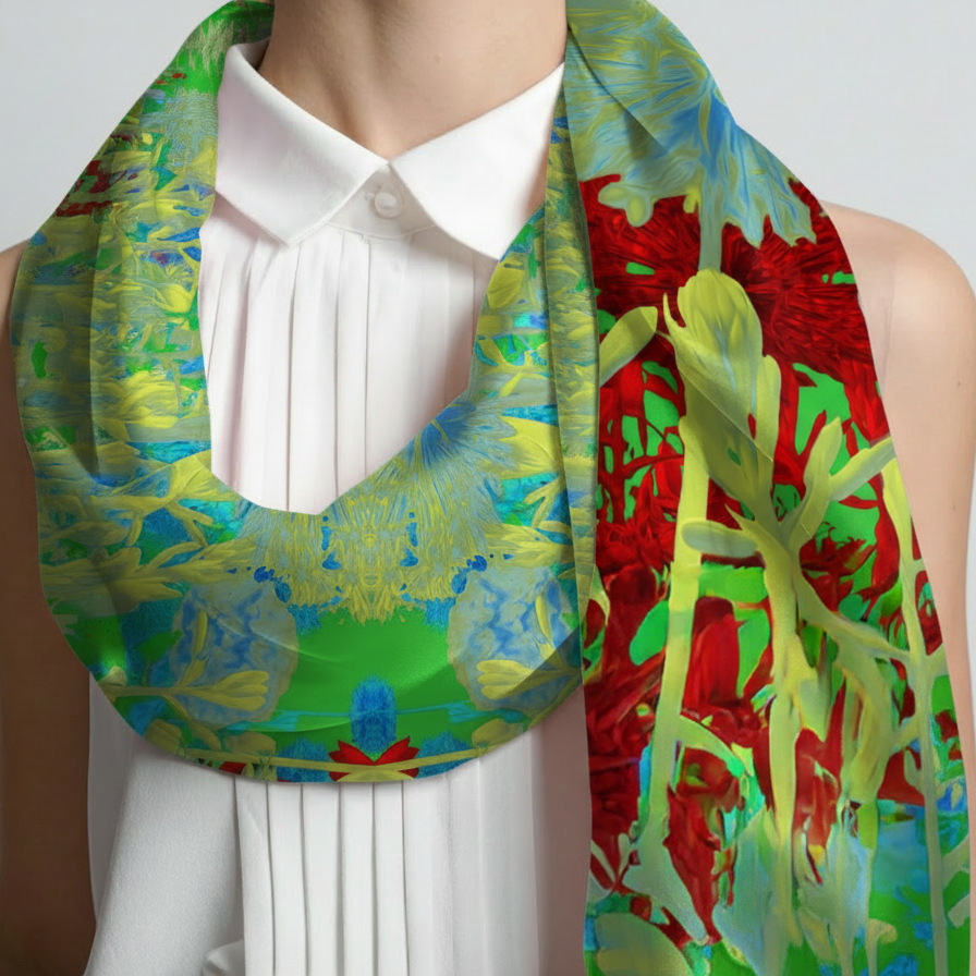 A’ ghrian Uaine: The Square Scarf