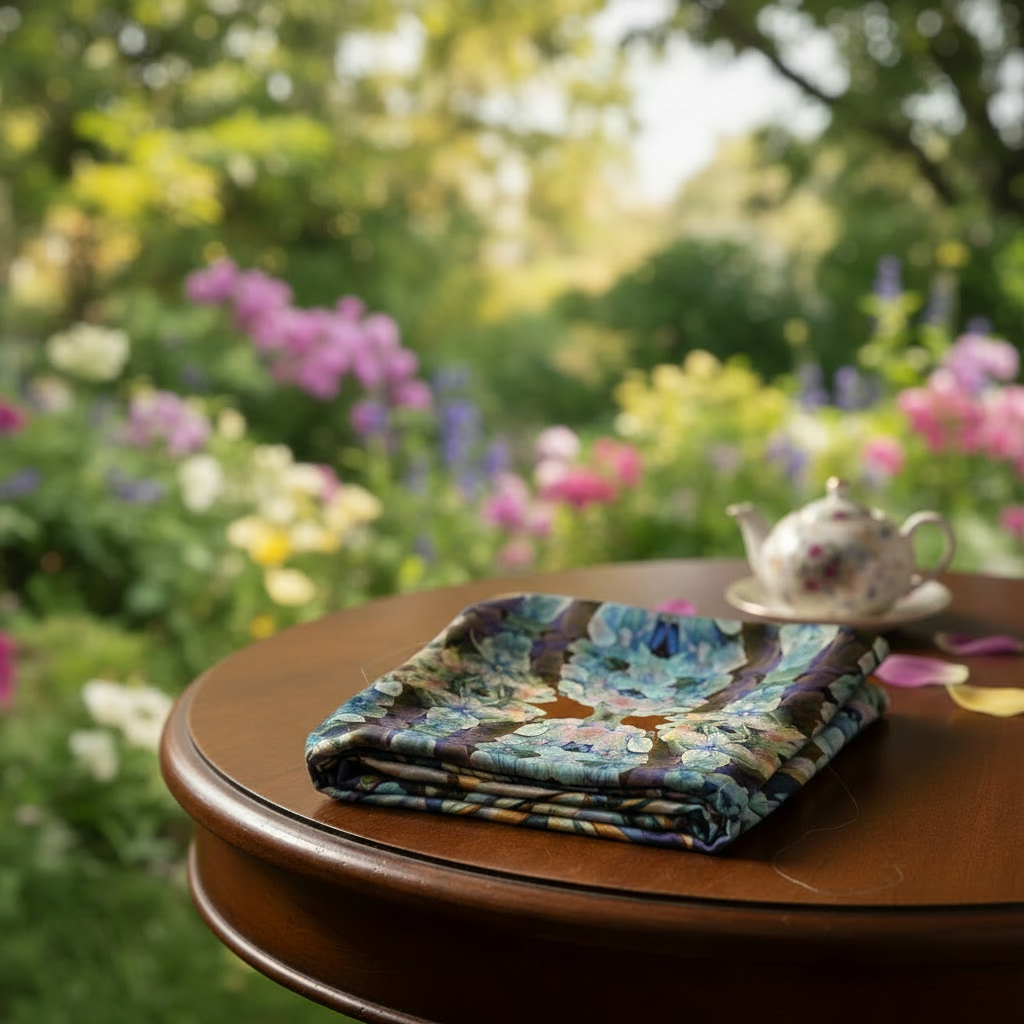 Tartan Hydrangea Buidhe: The Classic Long Scarf