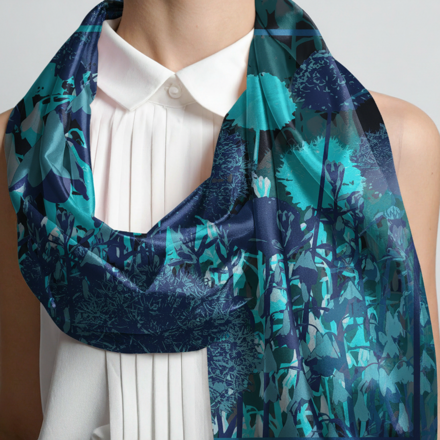 Teal: The Square Scarf