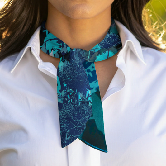 Teal: The Twilly Scarf