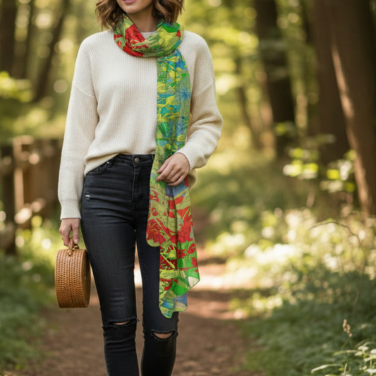 A’ ghrian Uaine: The Classic Long Scarves