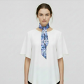 Tartan Hydrangea Gorm: The Twilly Scarf