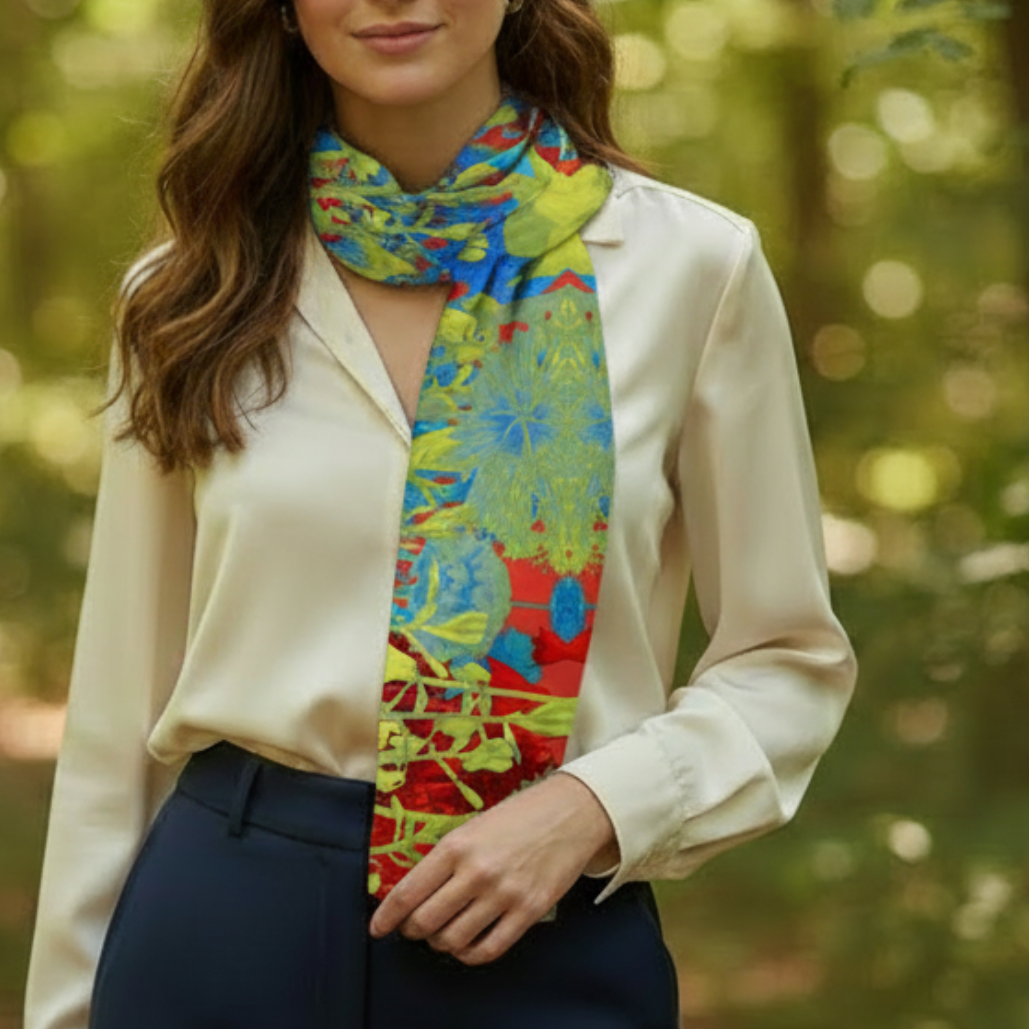 A’ ghrian Dearg: The Classic Long Scarf