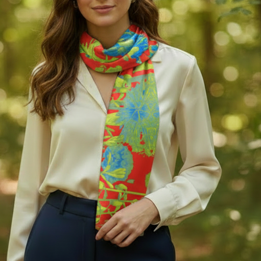 A’ ghrian Dearg: The Classic Long Scarf