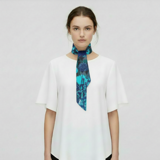 Teal: The Twilly Scarf