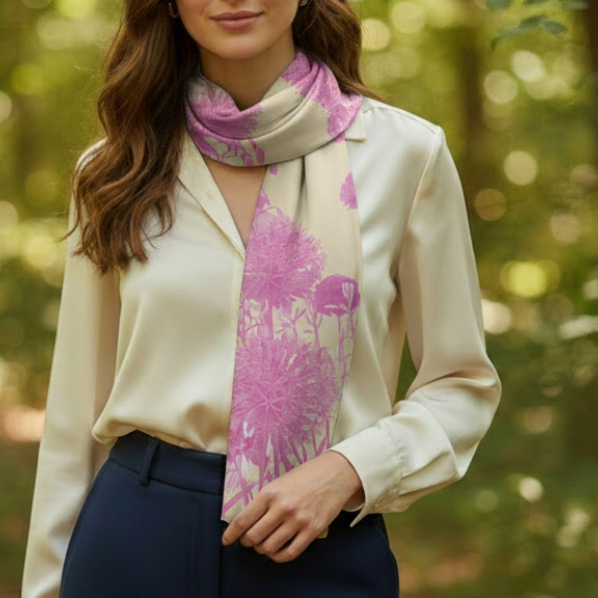 Prairie Pink: The Classic Long Scarf