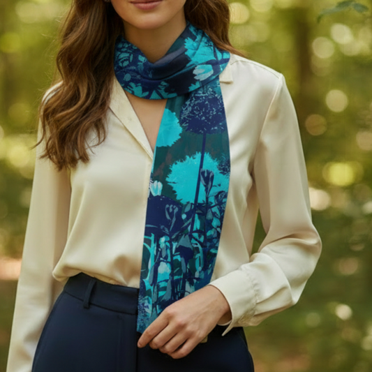 Teal: The Classic Long Scarf