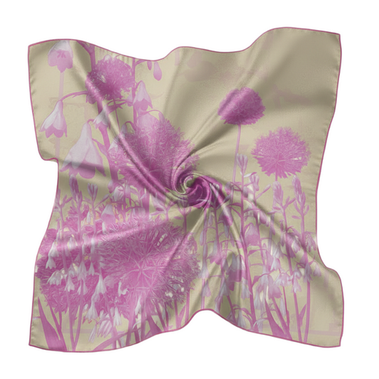Prairie Pink: The Silk, Square Scarves