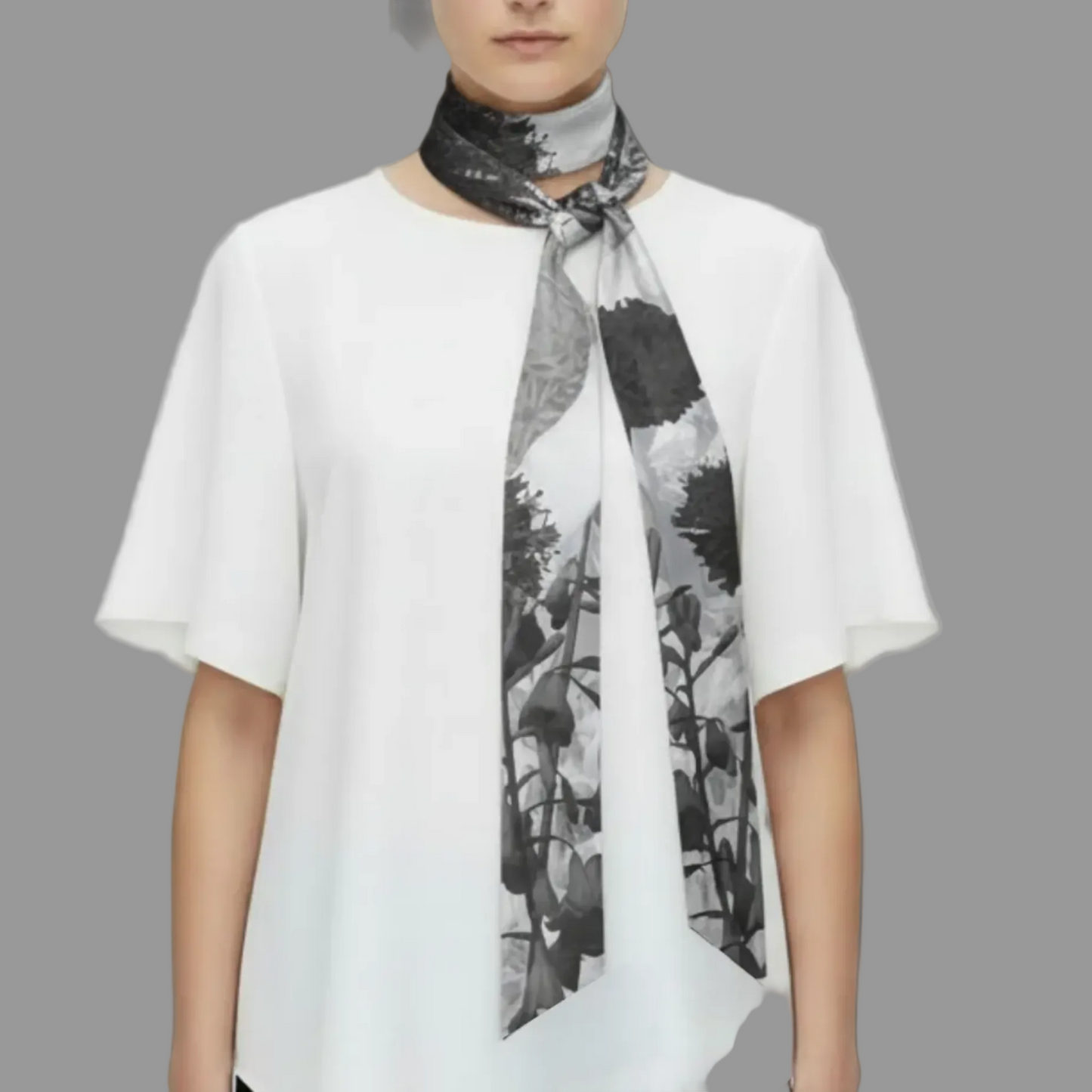 Amazing Grey: The Skinny Scarf