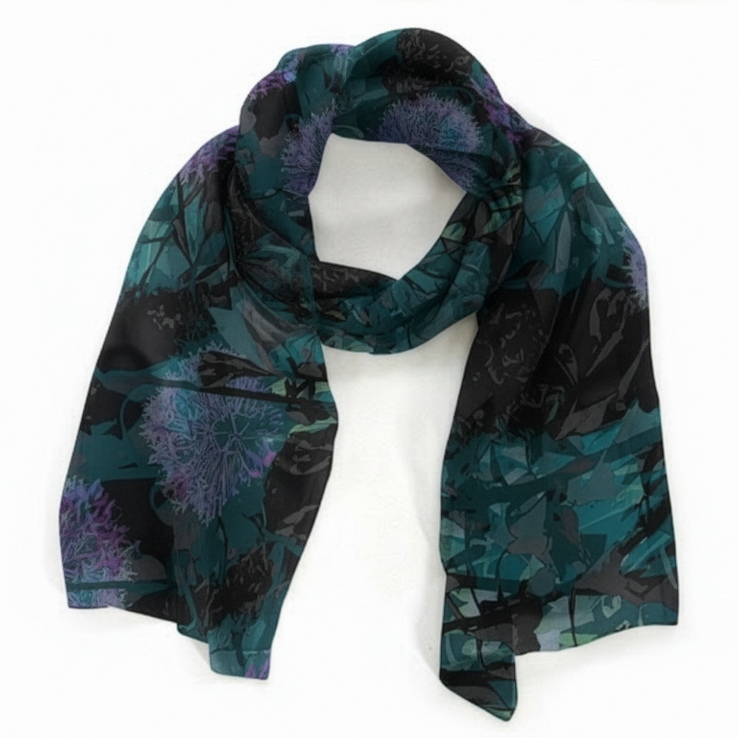 Dorcha: Silk-Chiffon Scarves