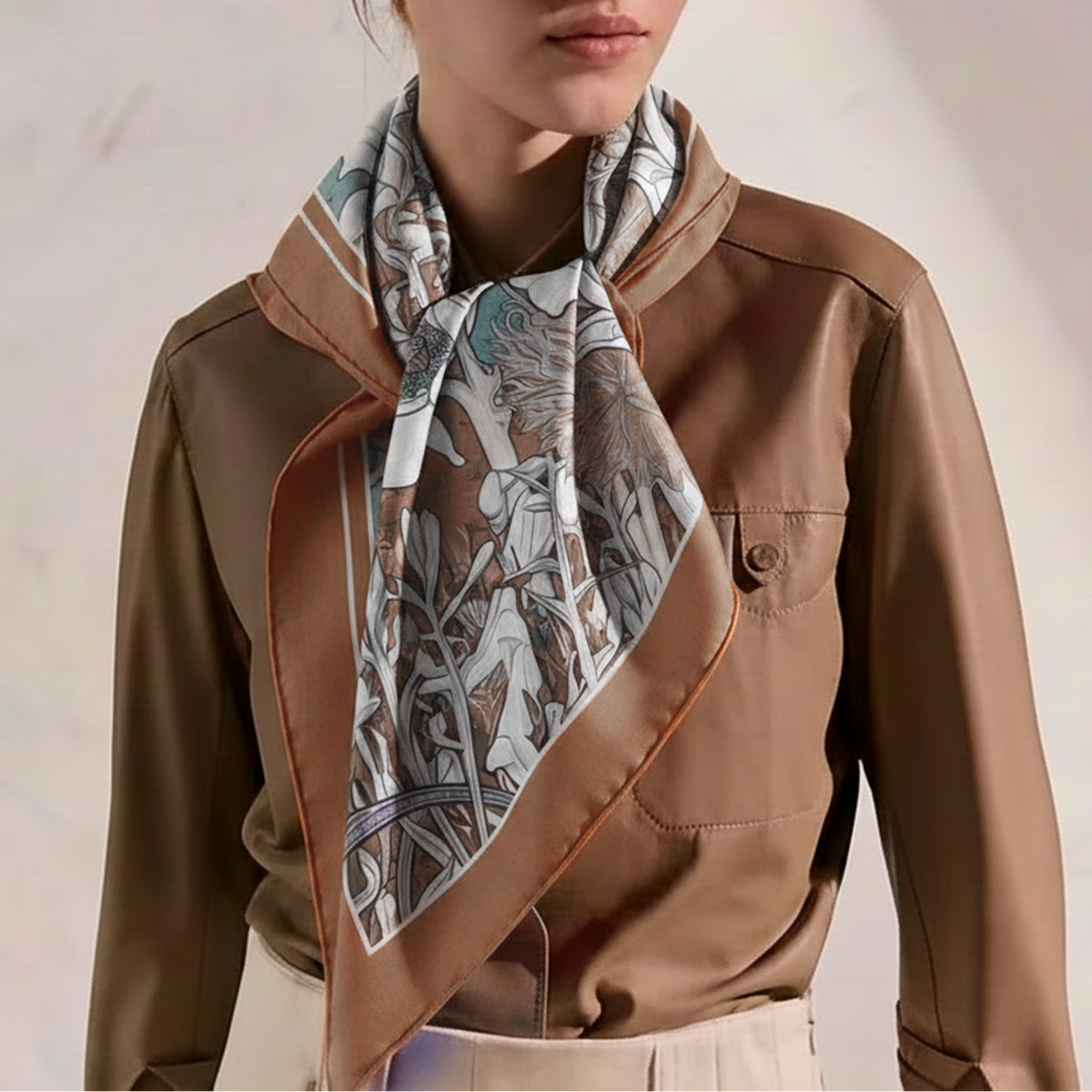 Hazel Nouveau: Square Scarf