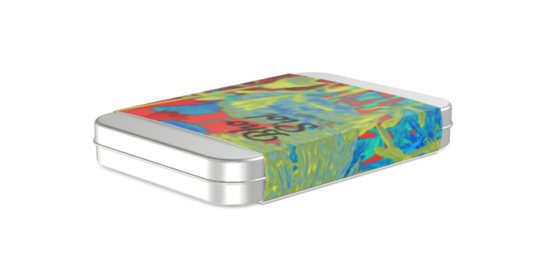 A5 Scarf Tin with Sleeve, Red